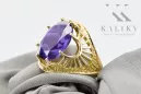 Ring Vintage craft Alexandrite 14K Yellow gold vrc003y